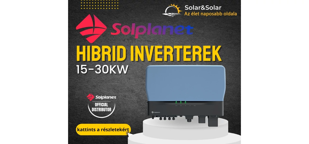 Új Solplanet ASW TH hibrid inverter széria – Már elérhető