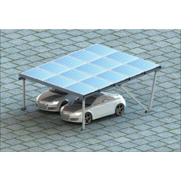 HQ Mount Solar Carport - Dupla kocsibeálló