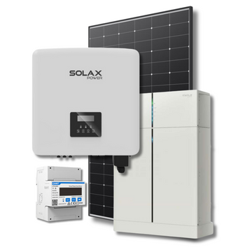 Solax X3 Hybrid 5.0-D + Solax T30 9 kWh Battery + Longi HI-MO 425W