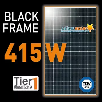 ULICA 415W napelem panel fekete kerettel