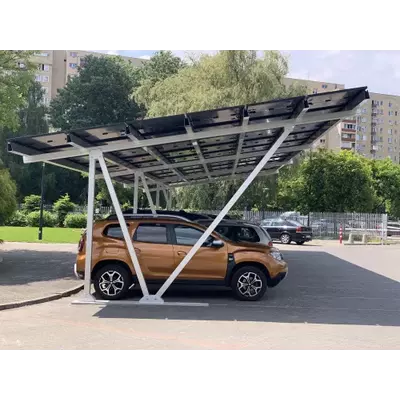 Solar Carport - Napelemes dupla autóbeálló