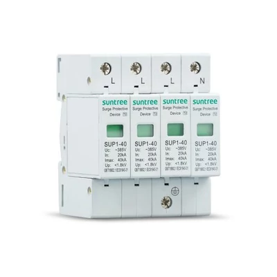 Túlfeszültség levezető SUNTREE 4P SUP1-40 T2 420V AC 20-40kA