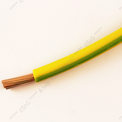 Vezeték Mkh zöld-sárga 1x10 mm2