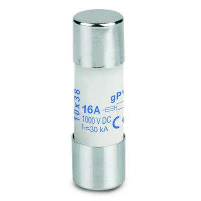 Hengeres biztosító betét 1kV DC 16A 10x38 Weidmüller
